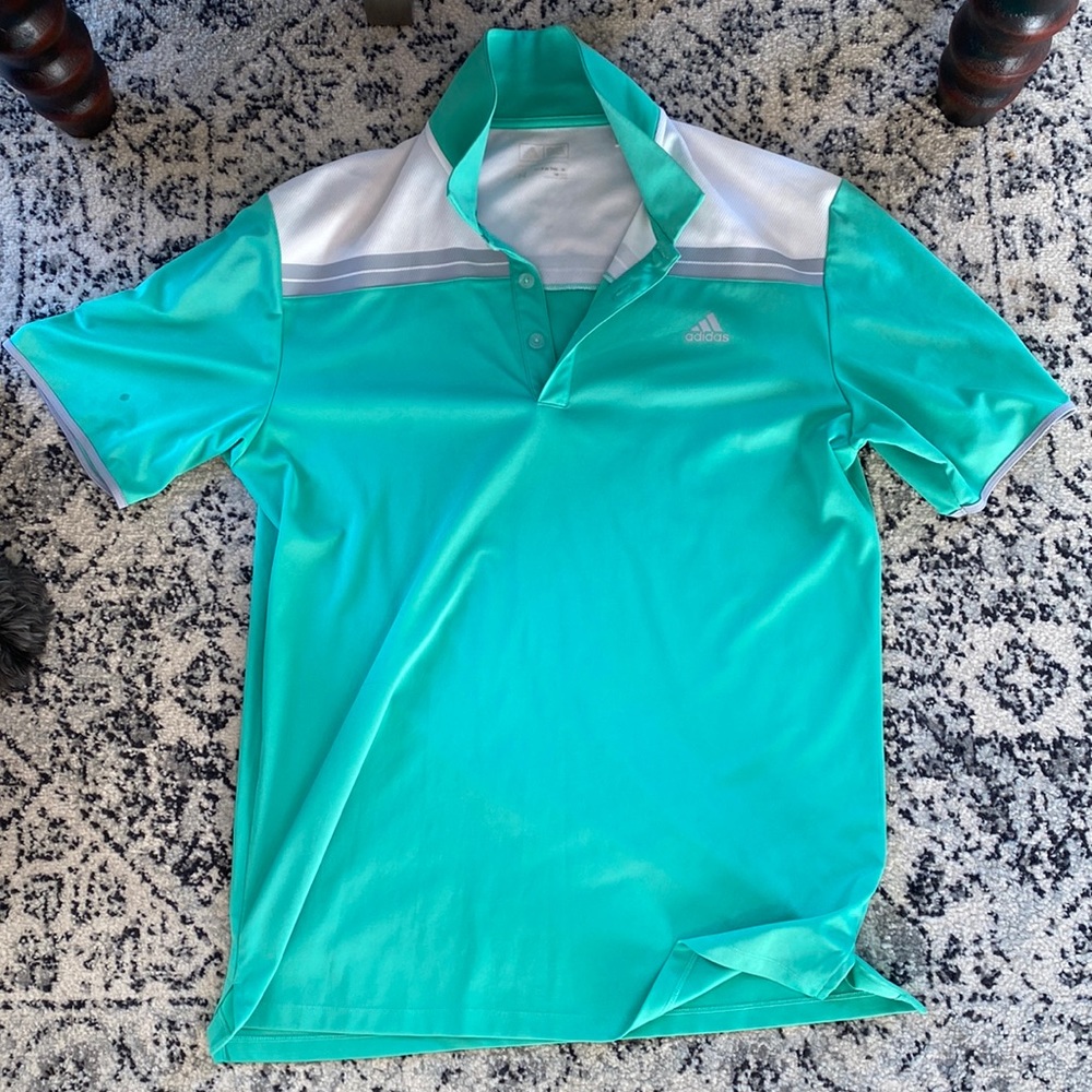 EUC - Men’s - Medium - Adidas Golf Polo (Teal)